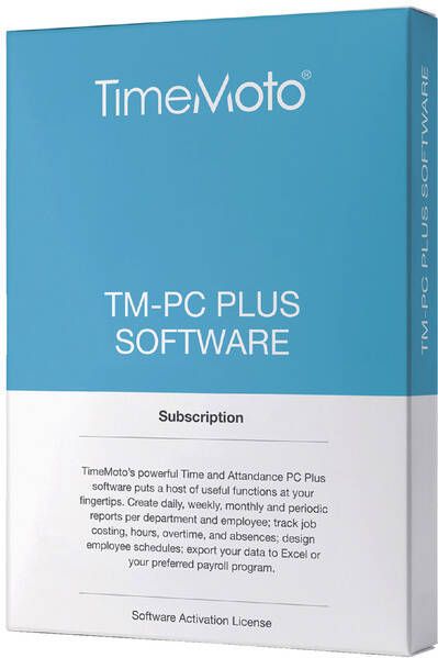 Safescan software voor tijdsregistratiesystemen TimeMoto Pc Plus
