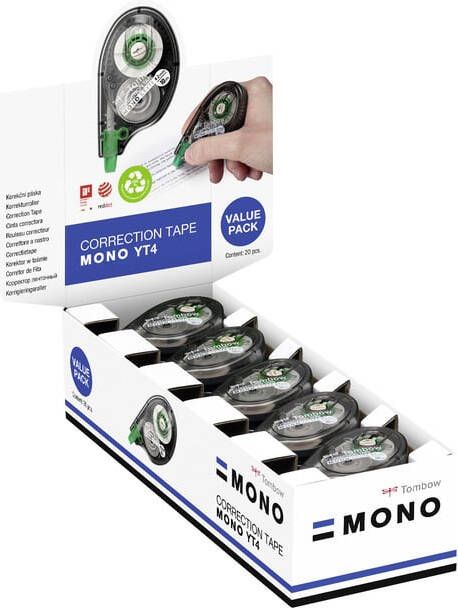 Tombow Correctietape MONO zijwaarts 4.2mmx10m 20 stuks