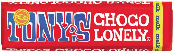 Tony&apos;s Chocolonely chocoladereep 50g melk