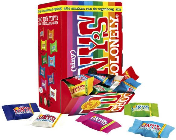 Tony's Chocolonely Chocolade tiny mix doos 100 st