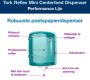Tork Dispenser ReflexÃ¢â€žÂ¢ M4 performance lijn centerfeed wit turquoise 473180 - Thumbnail 1