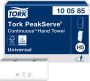 Tork Peakserve Continue handdoek 1-laags H5 Universal wit pak van 12 stuks - Thumbnail 2