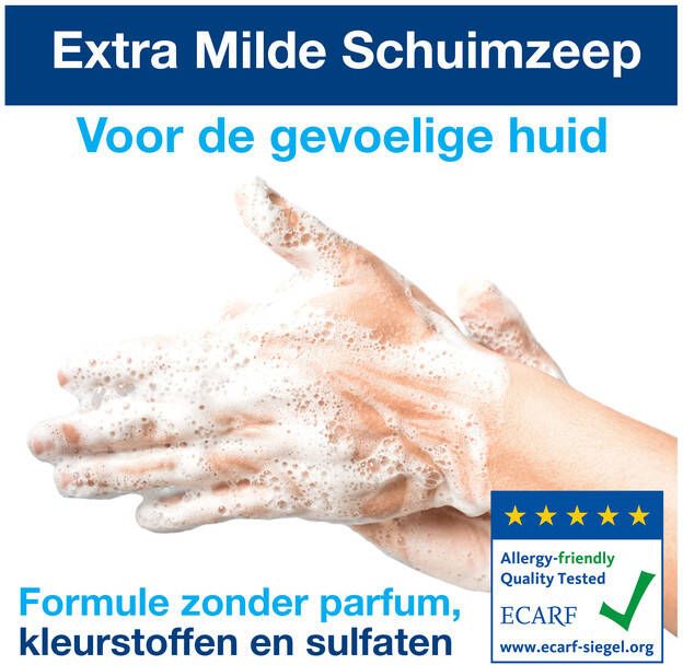 Tork Handzeep S4 foam extra mild geurvrij allergievriendelijk 1000ml 520701