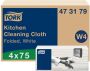 Tork Reinigingsdoek Kitchen Cleaning W4 extra absorberend wit 473179 - Thumbnail 3