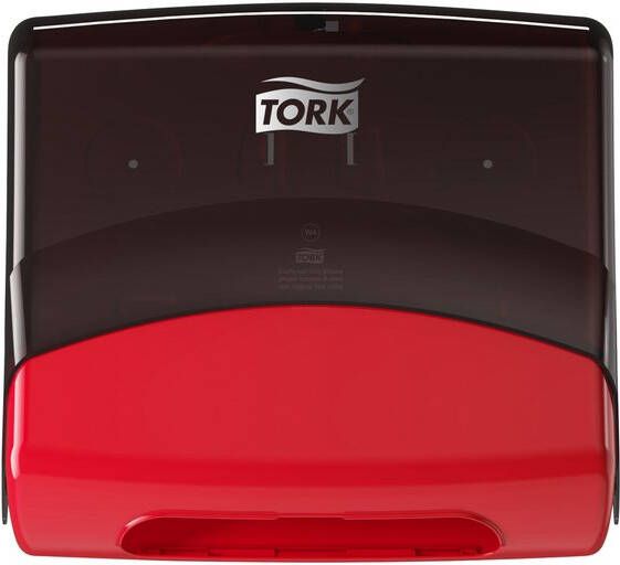 Tork Reinigingsdoekdispenser W4 Performance wandmontage zwart rood 654008