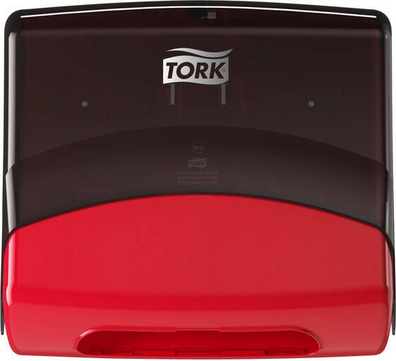 Tork Reinigingsdoekdispenser W4 Performance wandmontage zwart rood 654008