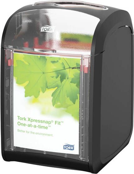 Tork Servetdispenser N14 Xpressnap Fit Signature line zwart 272900