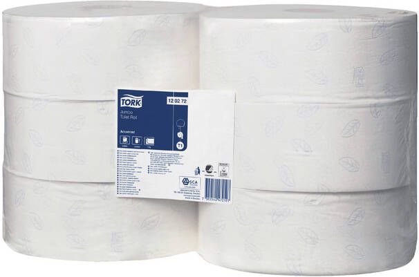 Tork Toiletpapier T1 Advanced jumbo 2-laags 360m wit 120272