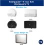 Tork Toiletpapier Mini Jumbo T2 advanced 2-laags 12 rollen wit 120280 - Thumbnail 1