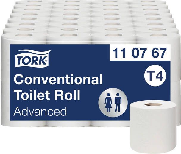 Tork Toiletpapier T4 advanced 2-laags 250vel wit 110767