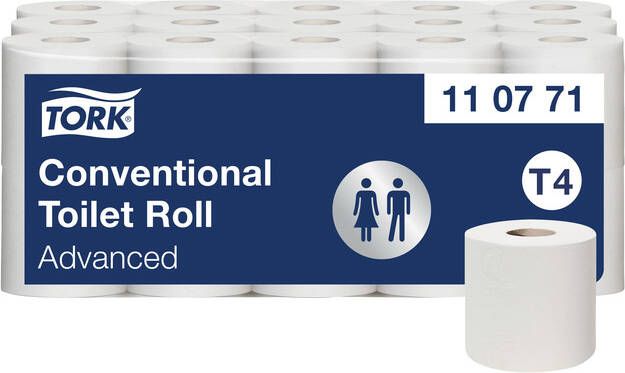 Tork Toiletpapier T4 110771 Advanced 2laags 400vel 30rollen wit