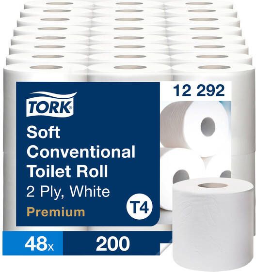 Tork Toiletpapier T4 premium 2-laags 200 vel wit 12292