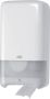 Tork Toiletpapierdispenser Twin Mid-size T6 Elevation wit 557500 - Thumbnail 2