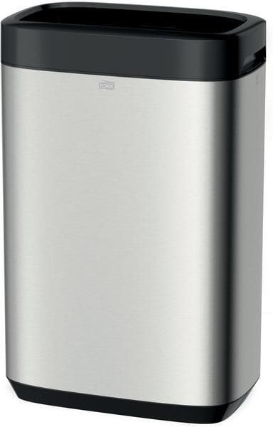 Tork Afvalbak Image lijn B1 50 liter hoge capaciteit rvs zwart 460011 - Foto 2