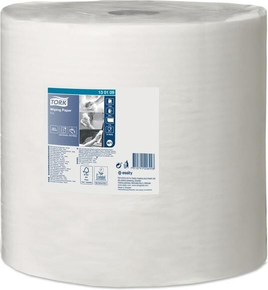 Tork Poetspapier W1 Advanced 1-laags 1180m wit 130109