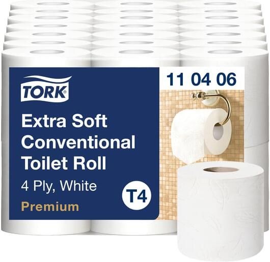Tork Toiletpapier T4 Premium 4-laags 150 vel wit 110406
