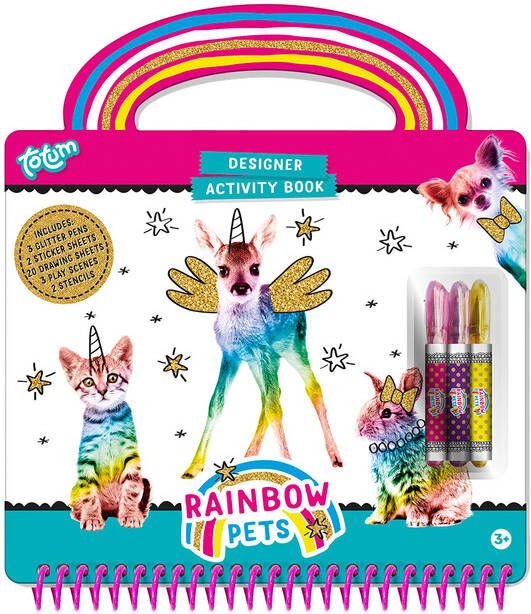 Totum Activiteitenboek Rainbow Pets designer