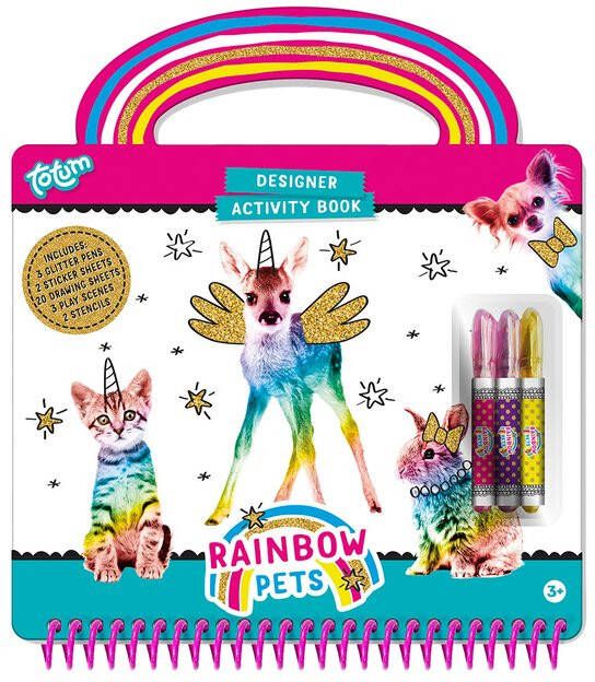 Totum Activiteitenboek Rainbow Pets designer