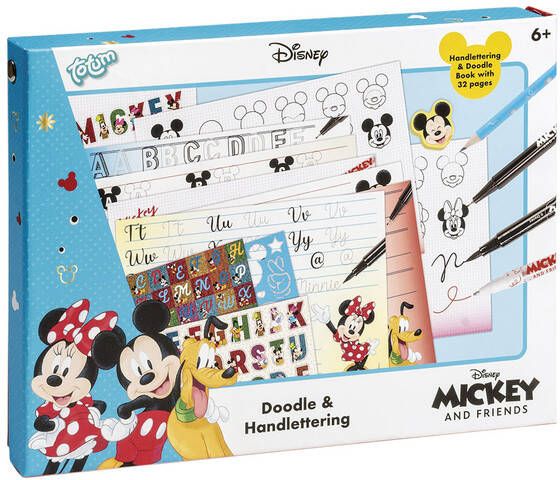 Totum Handletterset Disney Mickey en Minnie