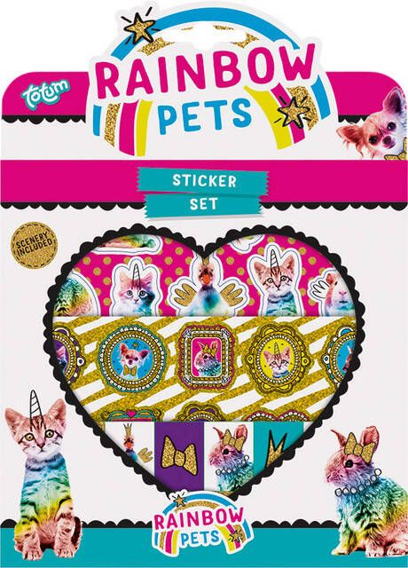 Totum Stickerset Rainbow Pets