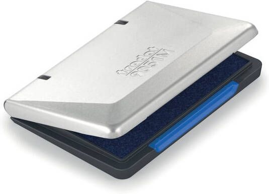 Trodat Stempelkussen 9071M metaal 9x5cm blauw