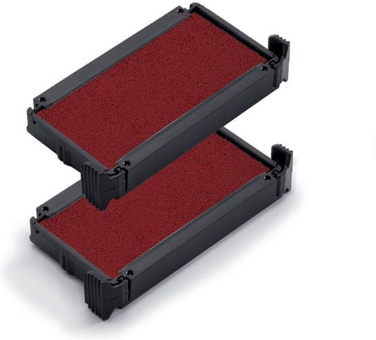 Trodat vervangkussen rood voor stempel 4911 4820 4822 4846 blister met 2 stuks