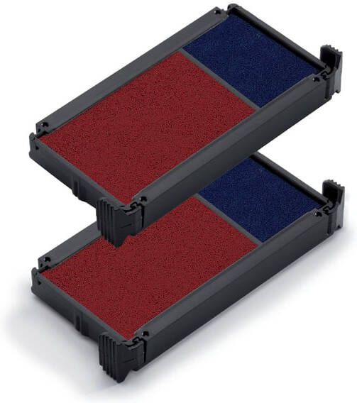 Trodat Stempelkussen Printy 6 4912 2 stuks blauw rood