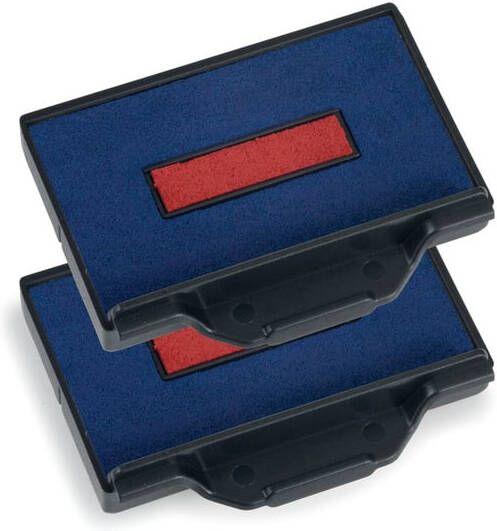 Trodat Stempelkussen Professional 6 53 2 stuks blauw en rood
