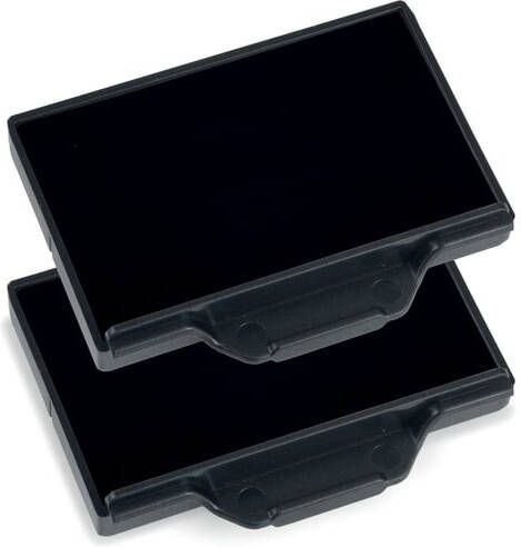 Trodat vervangkussen zwart voor stempel 5460 5460L 5204 5206 5117 blister met 2 stuks
