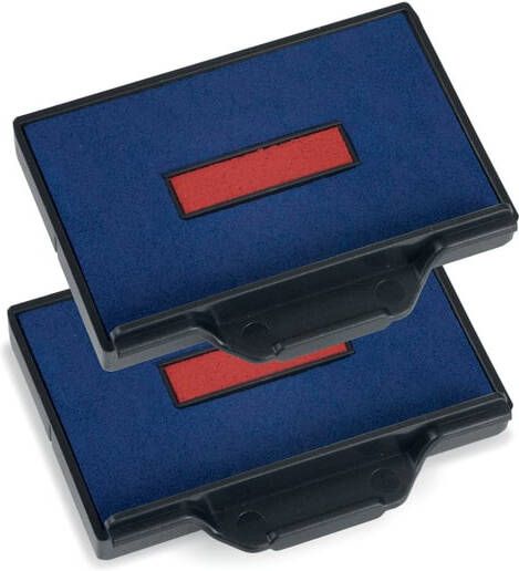 Trodat Stempelkussen Professional 6 56 2 stuks blauw en rood