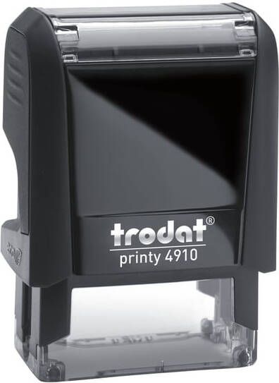 Trodat Tekststempel Printy 4910 personaliseerbaar zw 2regels 26x9mm