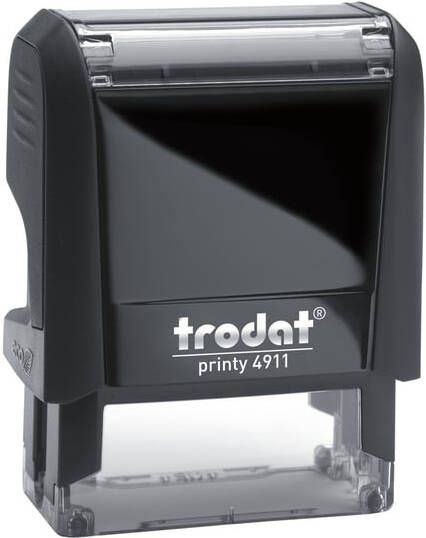 Trodat Printy tekststempel met voucher Printy 4911 ft 38 x 14 mm op blister