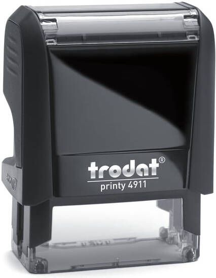 Trodat Printy tekststempel met voucher Printy 4911 ft 38 x 14 mm op blister