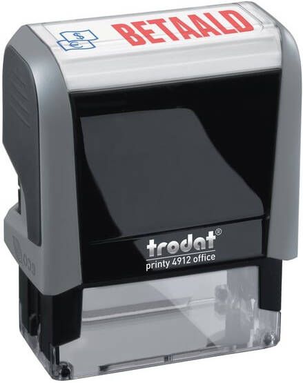 Trodat Tekststempel Printy 4912 Office betaald grijs