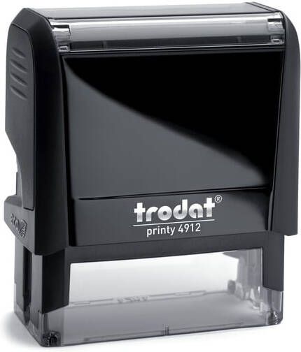 Trodat Printy tekststempel met voucher Printy 4912 ft 47 x 18 mm op blister