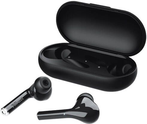 Trust Nika Touch Bluetooth draadloze oortjes met geÃ¯ntegreerde microfoon inclusief oplaadstation zwart