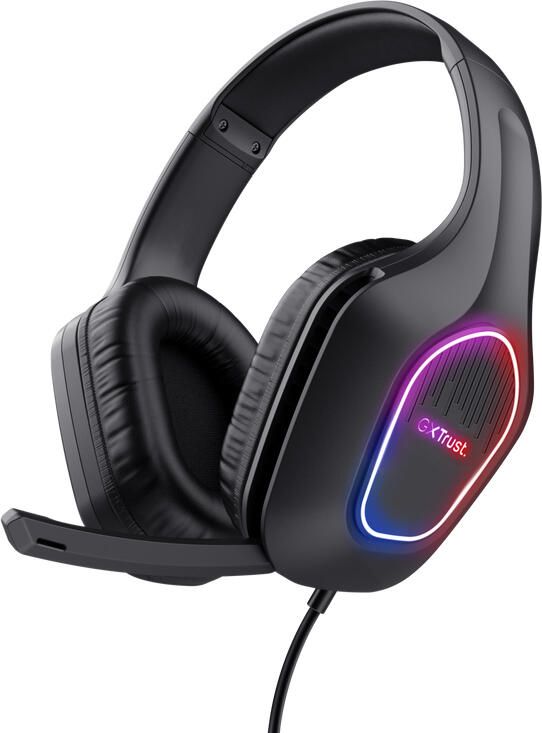 Trust GXT 416 ZIROX Headset Bedraad Hoofdband Gamen USB Type-A Zwart