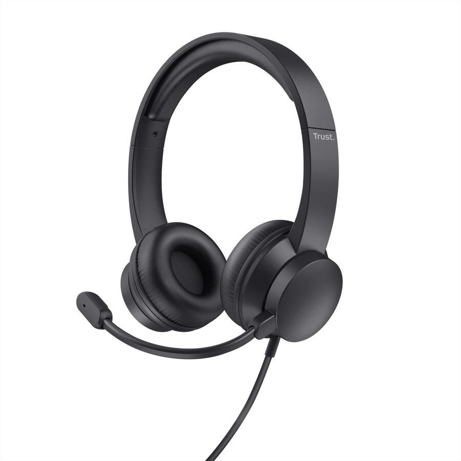 Trust HS-150 Headset Bedraad Hoofdband Kantoor callcenter Zwart
