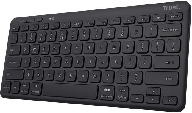 Trust Lyra toetsenbord Universeel RF-draadloos + Bluetooth AZERTY Belgisch Zwart - Foto 2