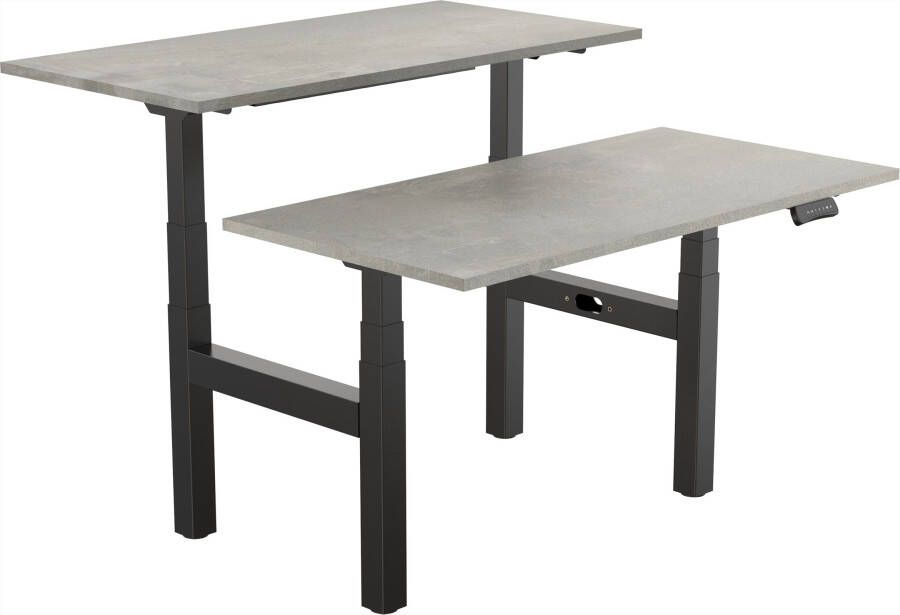 Tsherysh meubelen Elektrisch verstelbaar zit-sta bureau Tsherysh Bench Black Oxyd 160 x 80