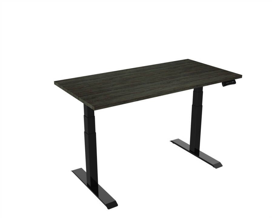 Tsherysh meubelen Elektrisch verstelbaar zit-sta bureau Tsherysh Deluxe Black Logan 160 x 80