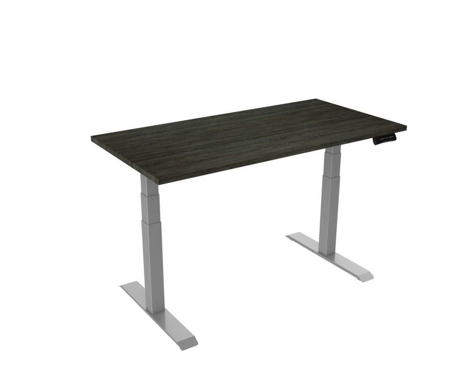 Tsherysh meubelen Elektrisch verstelbaar zit-sta bureau Tsherysh Deluxe Gray Logan 140 x 80