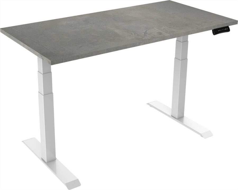 Tsherysh meubelen Elektrisch verstelbaar zit-sta bureau Tsherysh Deluxe White Oxyd 120 x 80