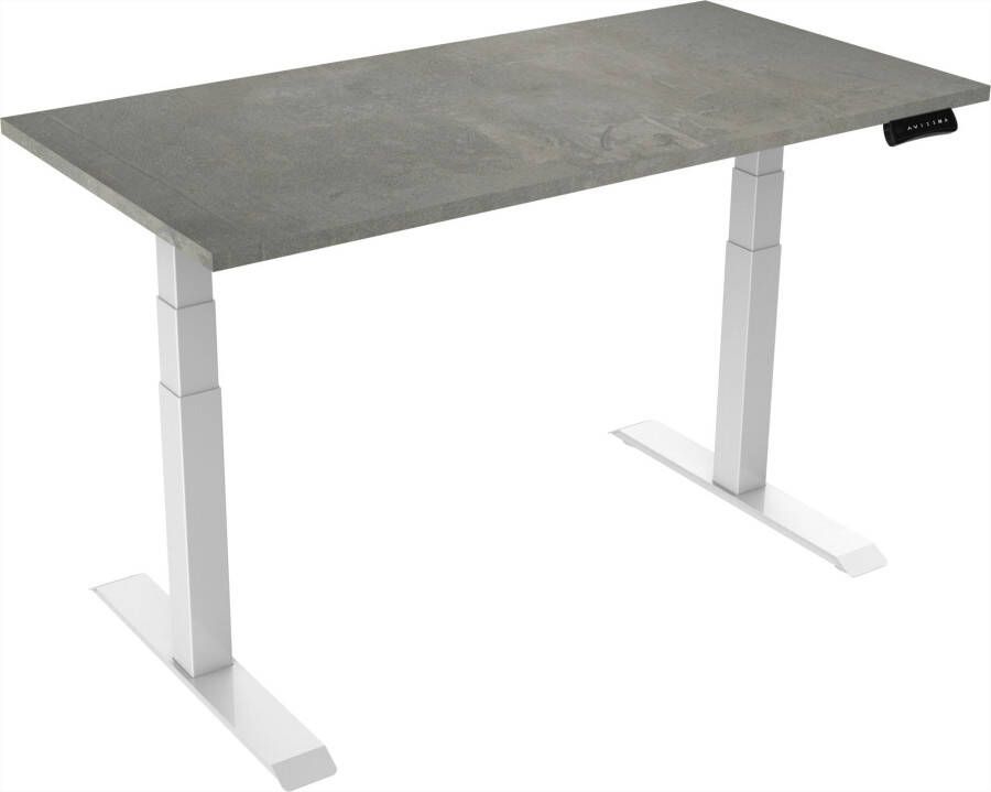 Tsherysh meubelen Elektrisch verstelbaar zit-sta bureau Tsherysh Deluxe White Oxyd 140 x 80