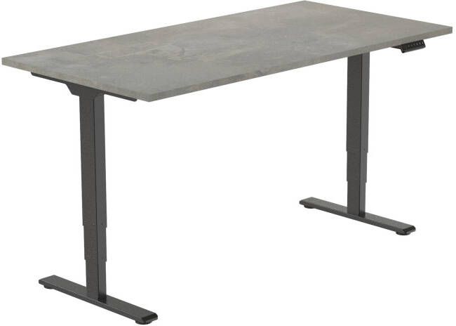 Tsherysh meubelen Elektrisch verstelbaar zit-sta bureau Tsherysh Economy Black Oxyd 120 x 80