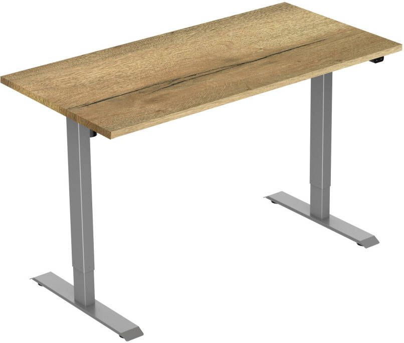 Tsherysh meubelen Elektrisch verstelbaar zit-sta bureau Tsherysh Gray Natural 120 x 80