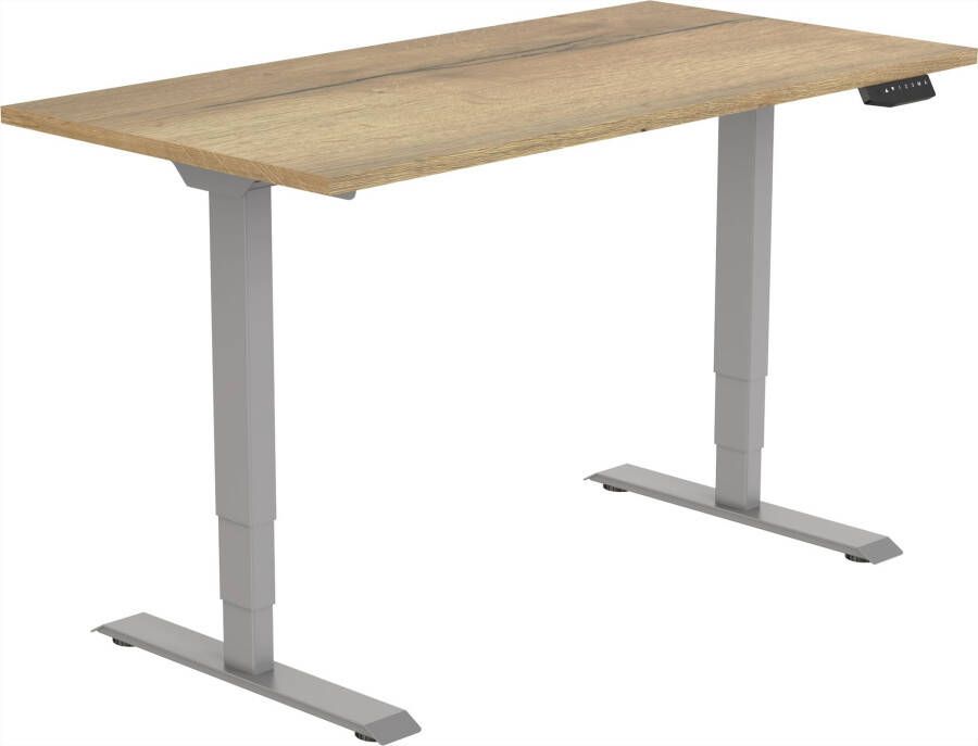 Tsherysh meubelen Elektrisch Zit-Sta Bureau Tsherysh Gray Natural 160 x 80
