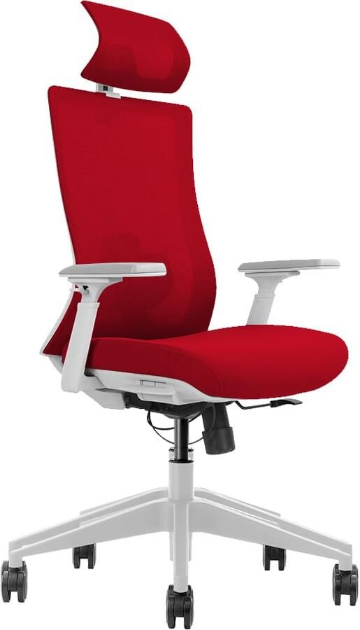 Tsherysh meubelen Bureaustoel Verona rood