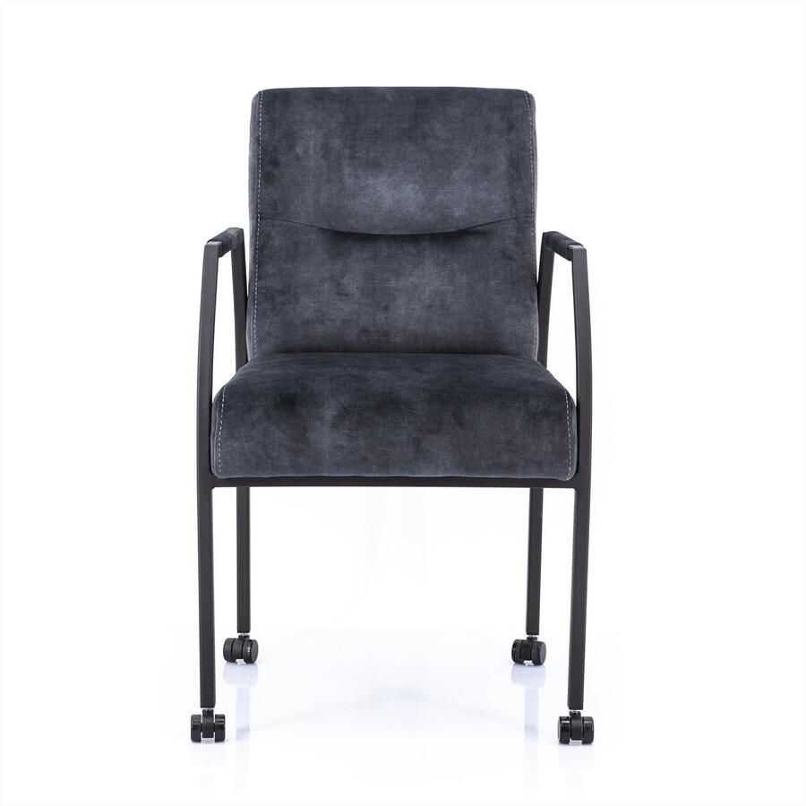 Tsherysh meubelen Vergaderstoel Albany antraciet