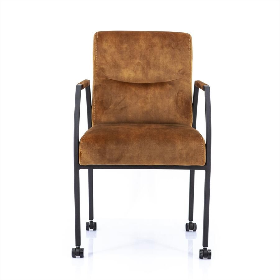 Tsherysh meubelen Vergaderstoel Albany cognac